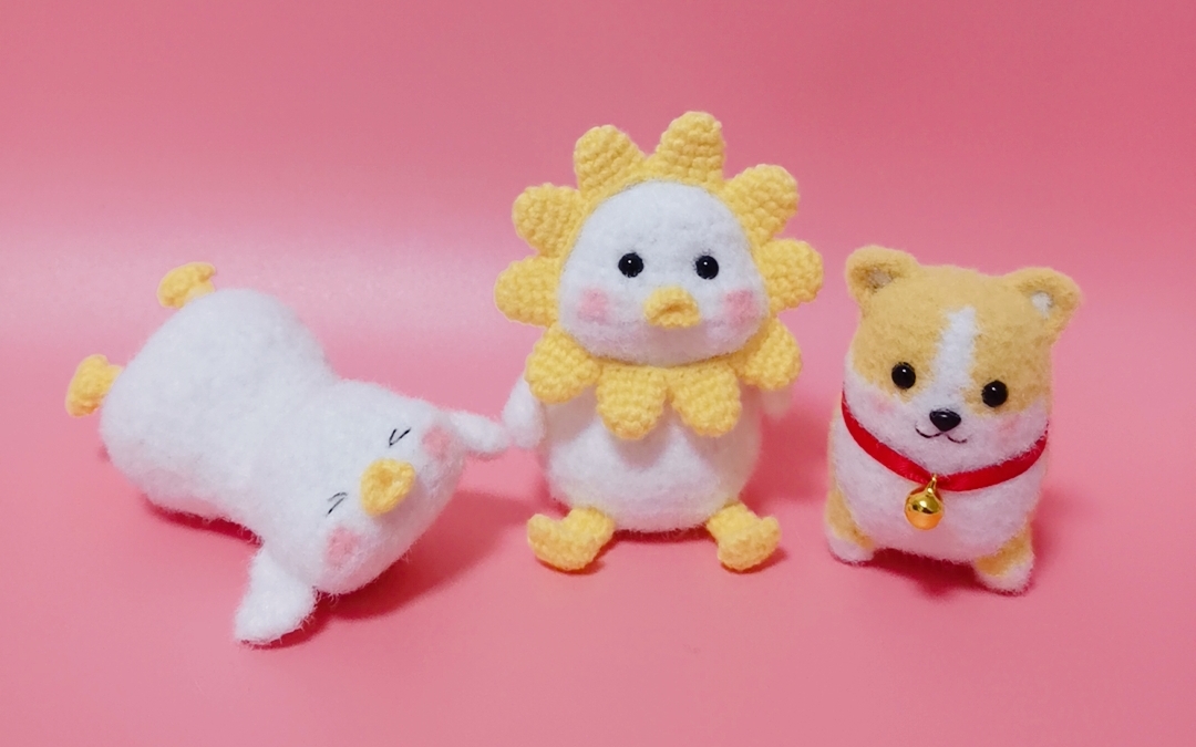 钩针|可爱的粥粥鸭