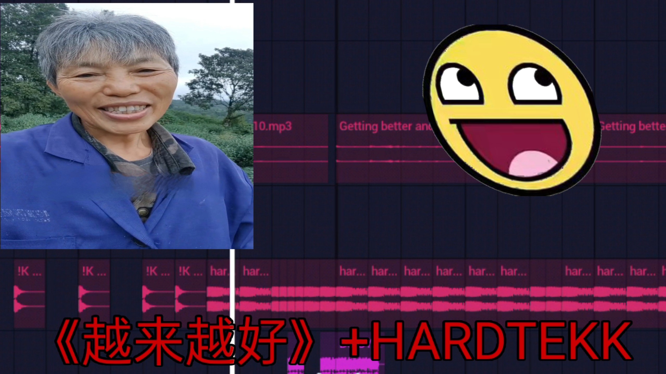bro把《越来越好》做成了HARDTEKK☠️