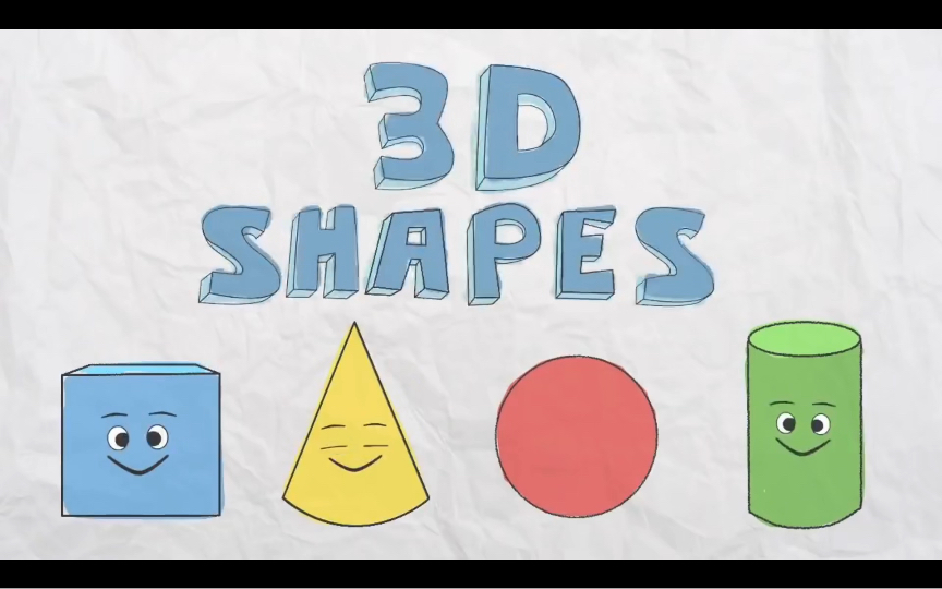 儿歌|3D Shapes Song 认识立体图形哔哩哔哩bilibili