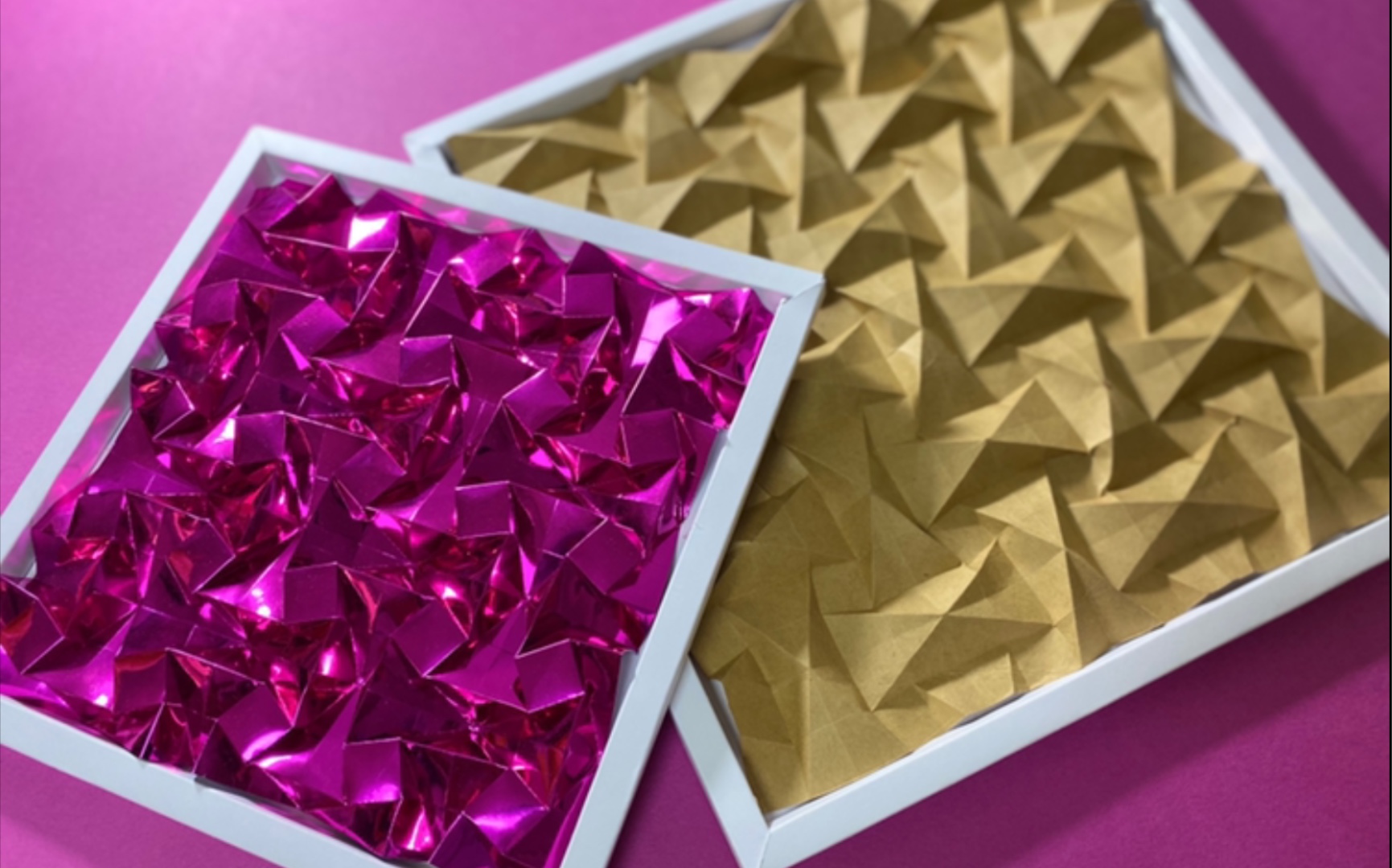 活动作品板式构成半立体纸浮雕折纸教程04