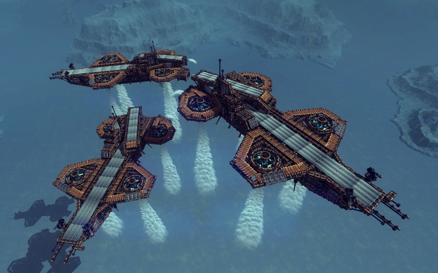 围攻我在中世纪造炸神盾局空天母舰