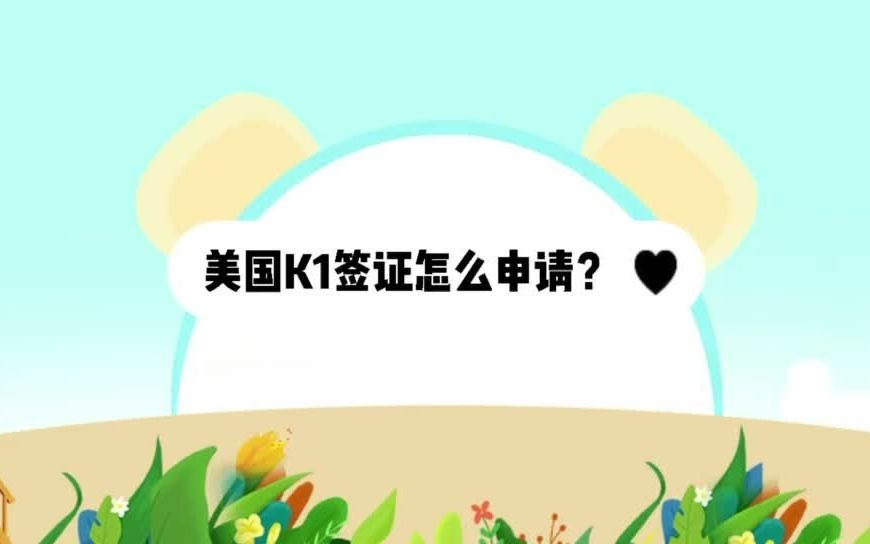 美国K1签证怎么申请?哔哩哔哩bilibili