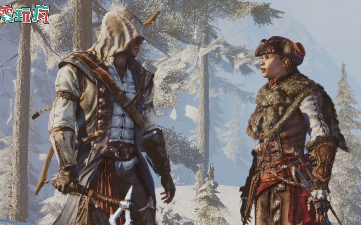 《刺客教条 3 重制版》康纳 艾芙琳 纵横北美点燃革命的烽火 为自由而