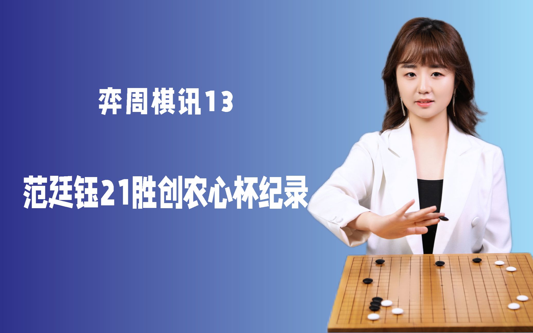 弈周棋讯 | 范廷钰21胜创农心杯纪录赛事