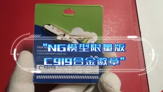 Download Video: NG模型限量版C919合金徽章