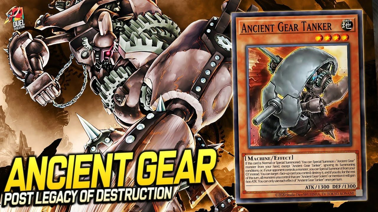 游戏王 1204补强后古时代机械齿轮 deck ancient gear post legacy of