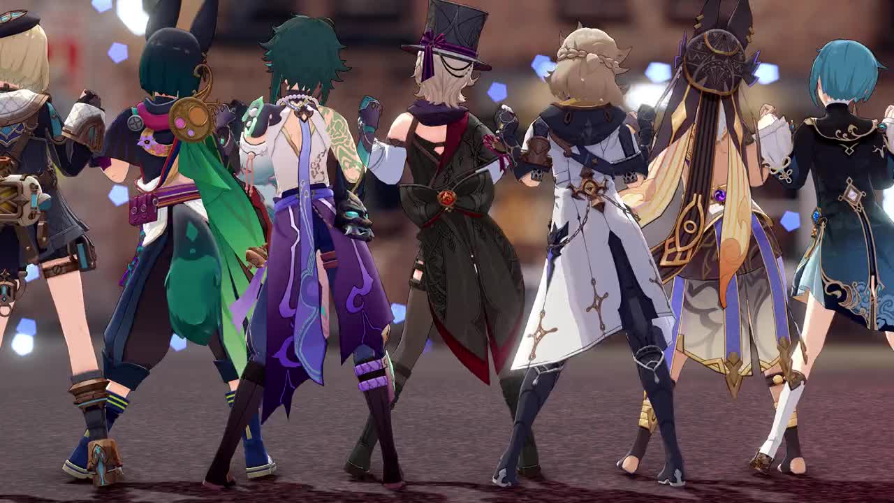 《原神》少年扭腰阿贝多星穹菲米尼赛诺提纳里