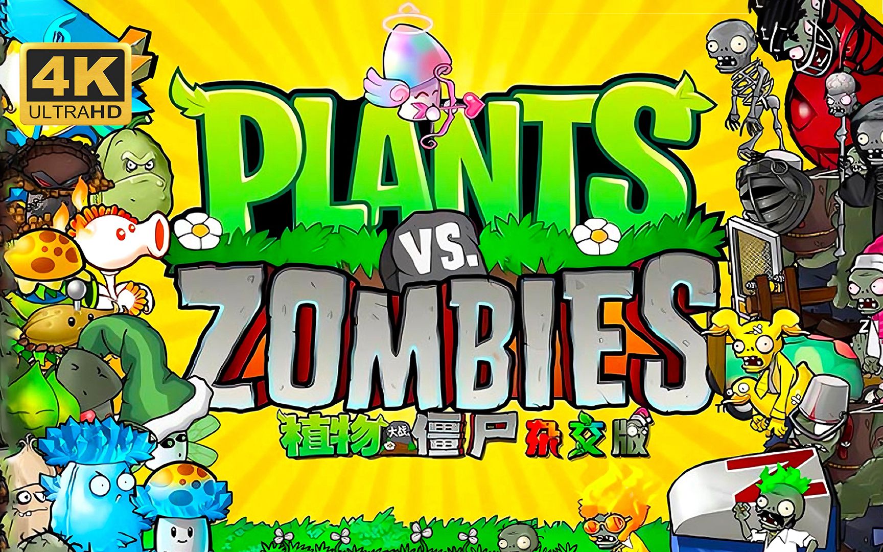 【植物大战僵尸:杂交版】4k 最高画质 全关卡 全流程通关攻略 冒险