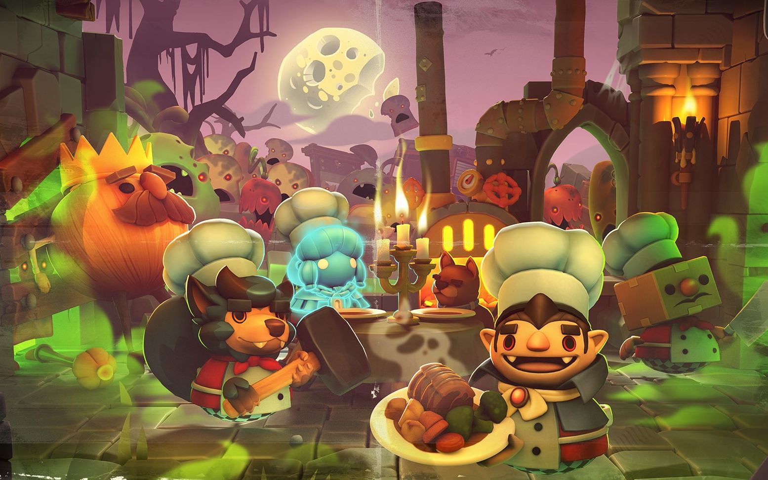 胡闹厨房2 no precut挑战四星攻略 dlc饥饿之夜完结