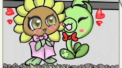 【指绘】pvz2,豌葵两cp在聊天捏