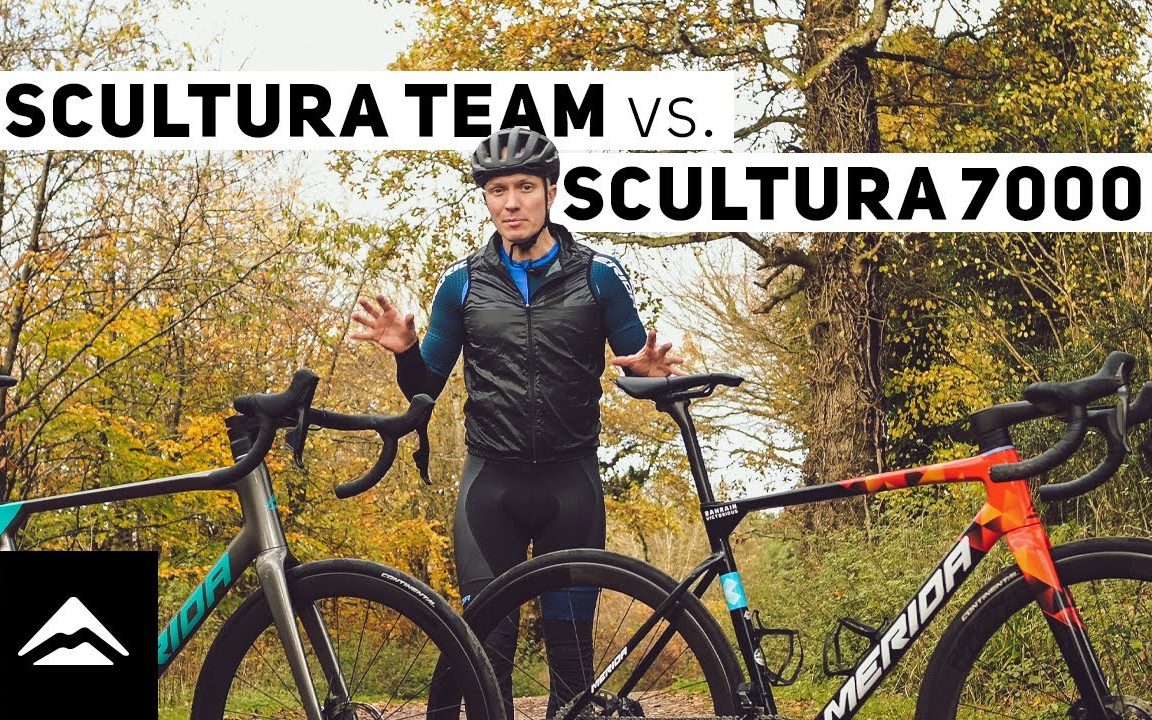 【公路车】美利达斯特拉7000对比斯特拉队版 merida scultura team v