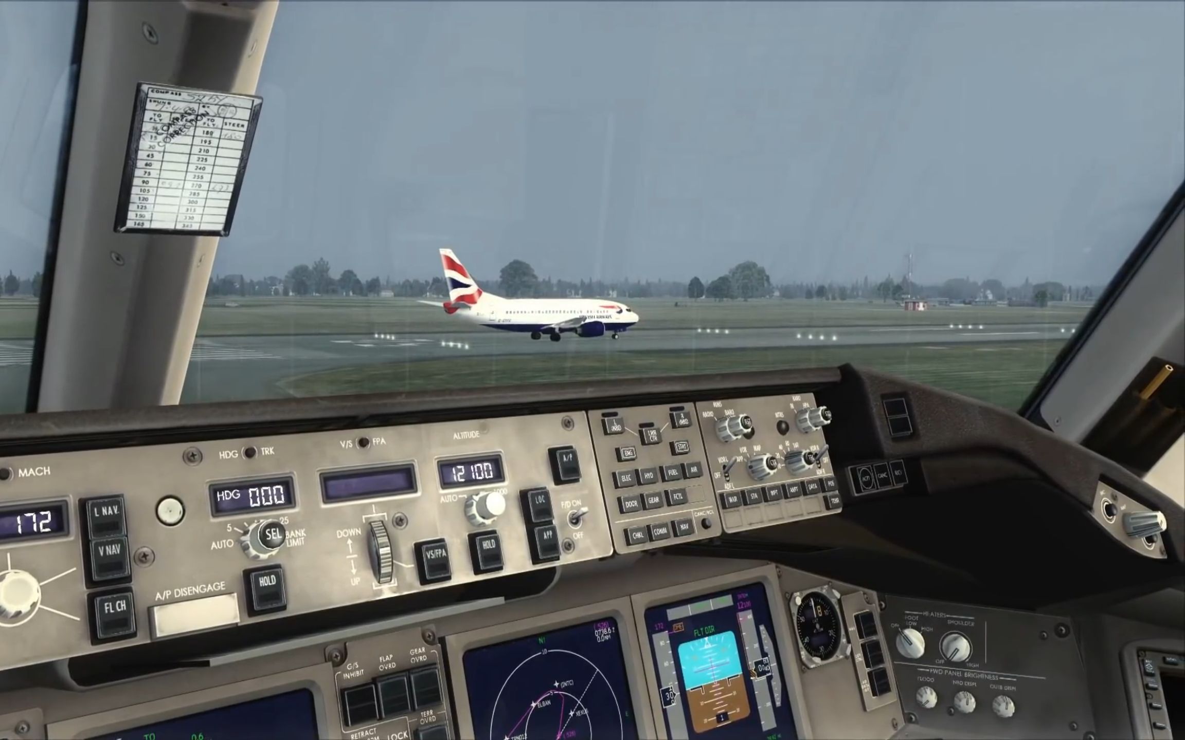 【max737ifly】fsx boeing 777 realistic stormy takeoff from