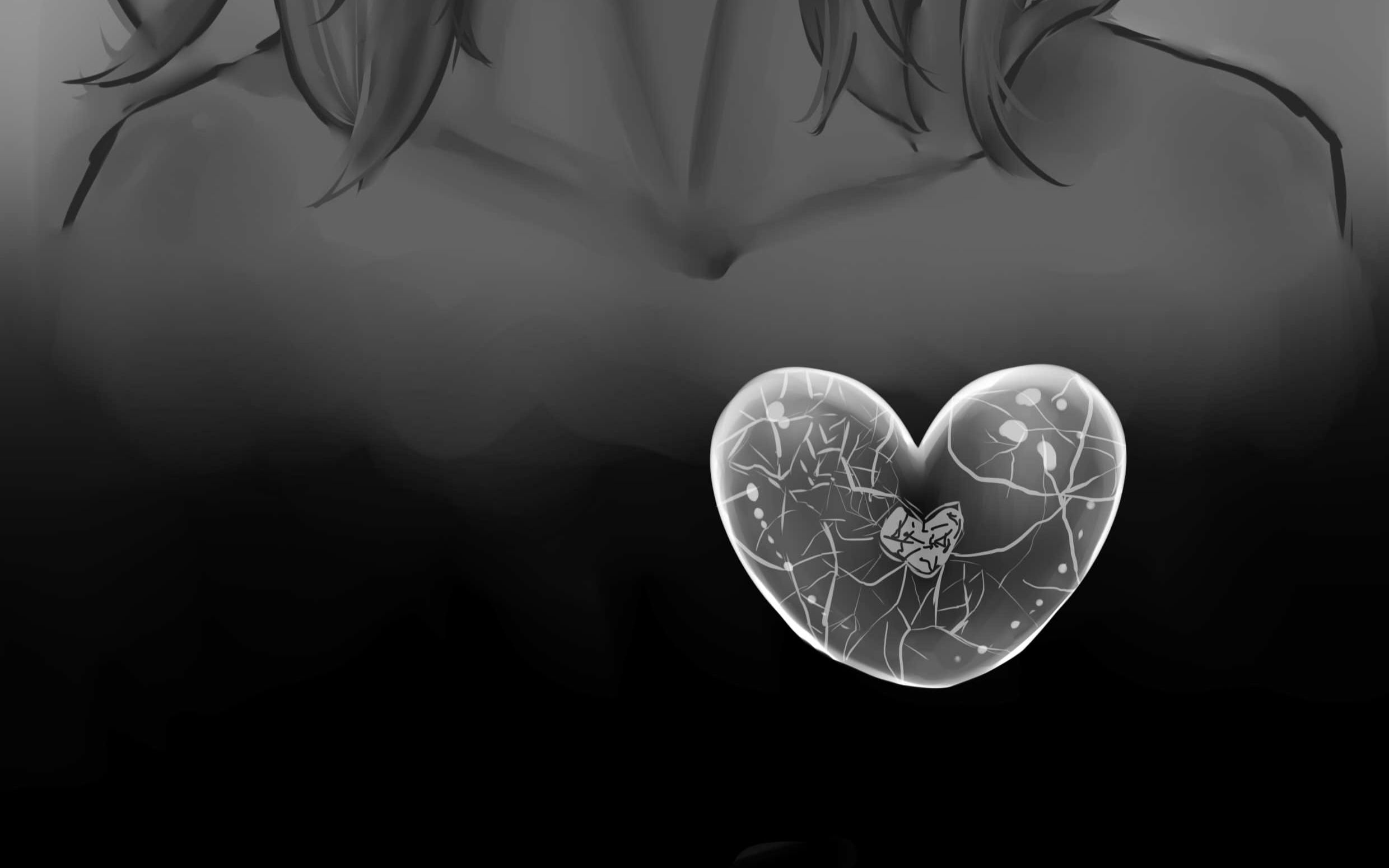 【绘画过程】【玻璃心】我们的那颗碎破烂不堪却依