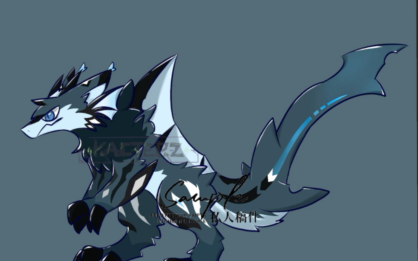 【兽设拍卖】鲨鱼 龙