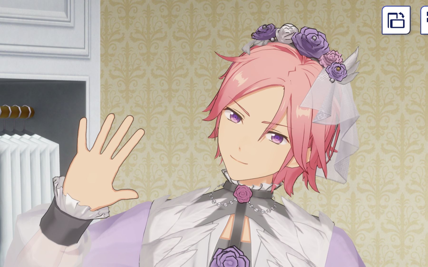 「白羽乐章」樱河琥珀 mv服装试衣间展示