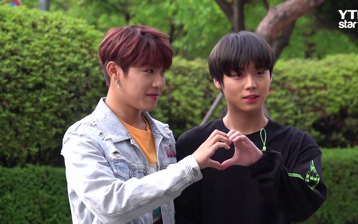 【朴佑镇&朴志训】180427 battle trip 99粉肠团录制上班新闻1则