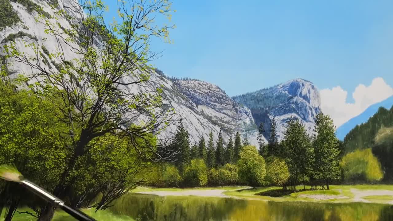 超写实油画风景