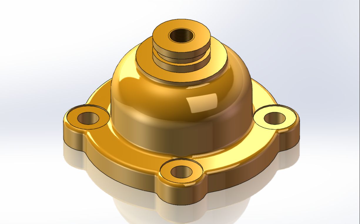成图大赛,第一届,溢流阀-阀盖.