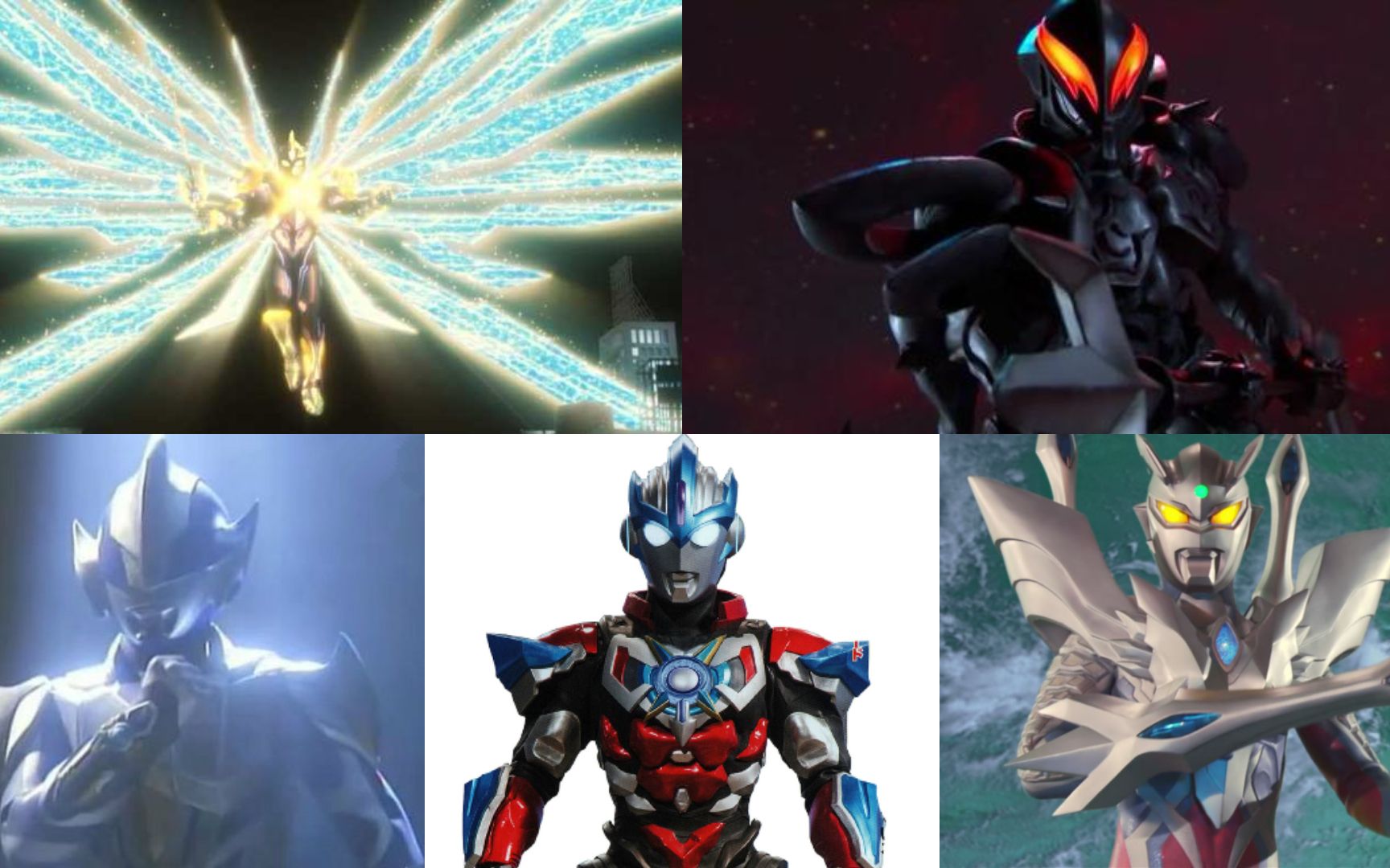 奥特曼中也有铠甲勇士,这5位战士,都有自己的外挂套装!