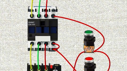 电动机自锁电路接线演示哔哩哔哩bilibili