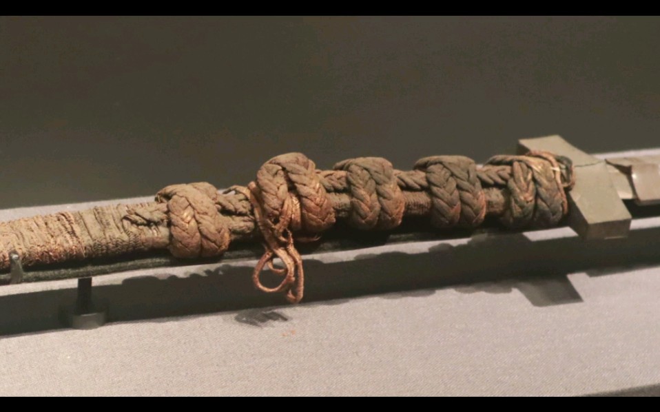 长沙马王堆角质剑柄,人字绳编织教程～汉剑编绳_哔哩哔哩_bilibili