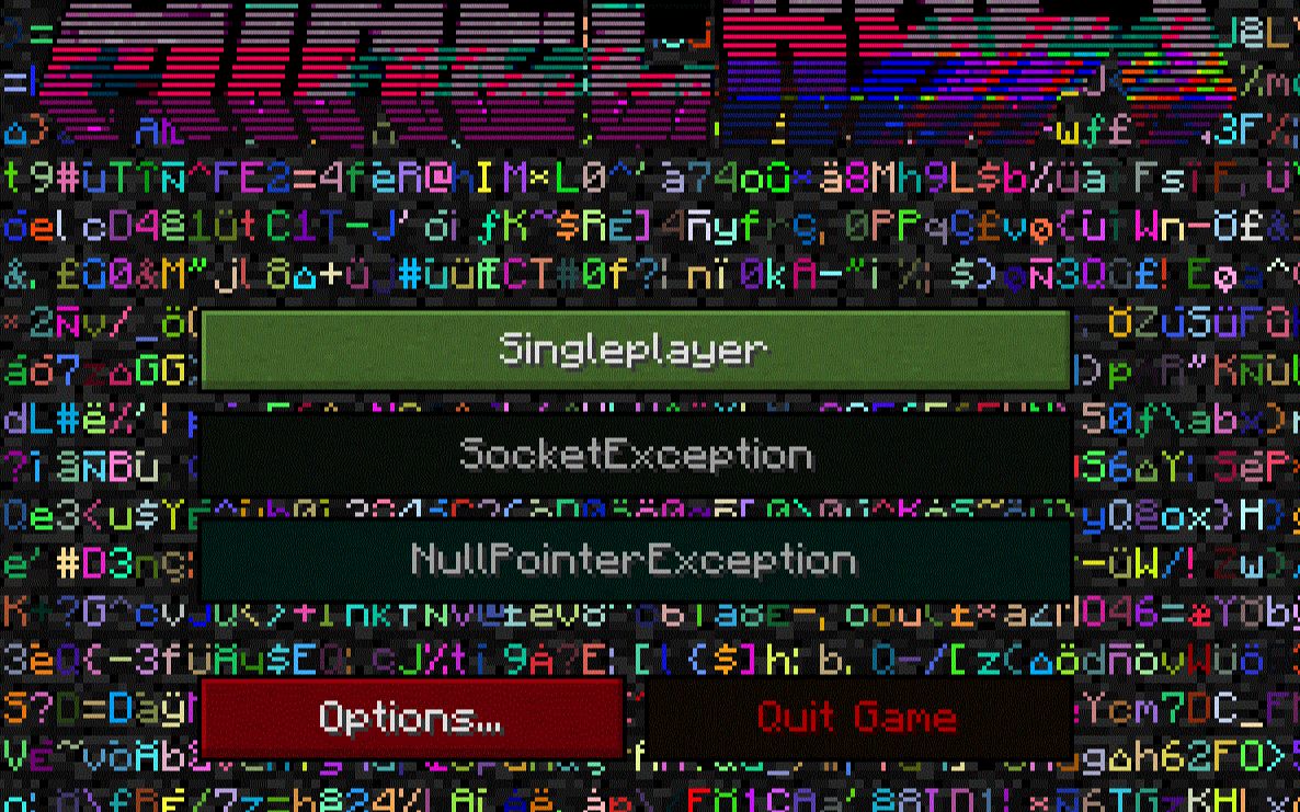 我的世界error422探索记录