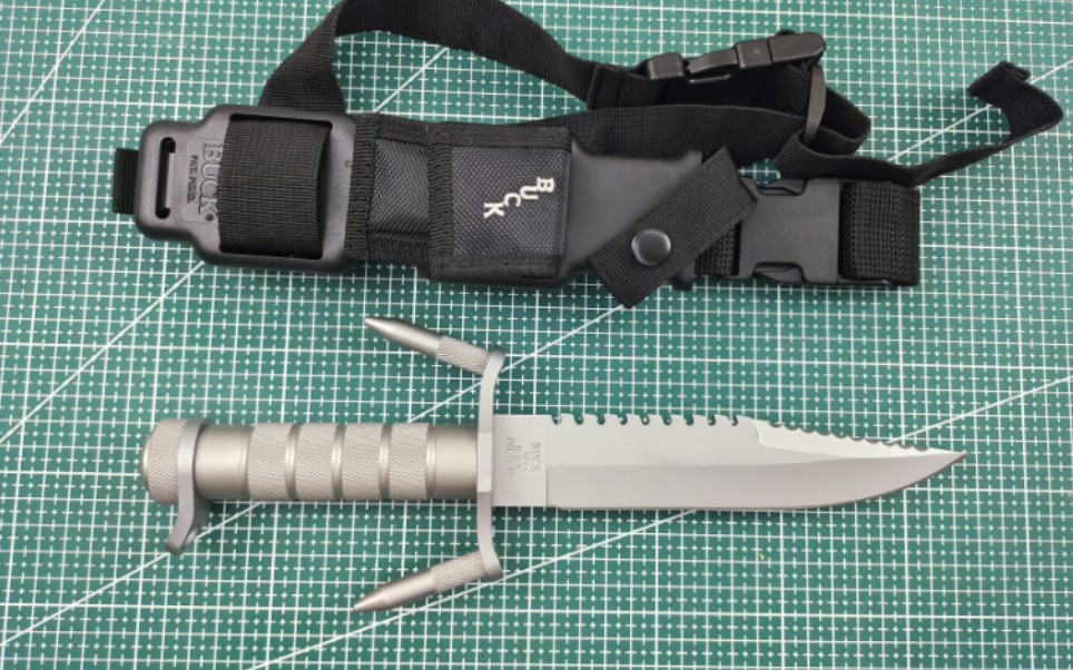 美国巴克184海豹突击队求生刀开箱鉴赏