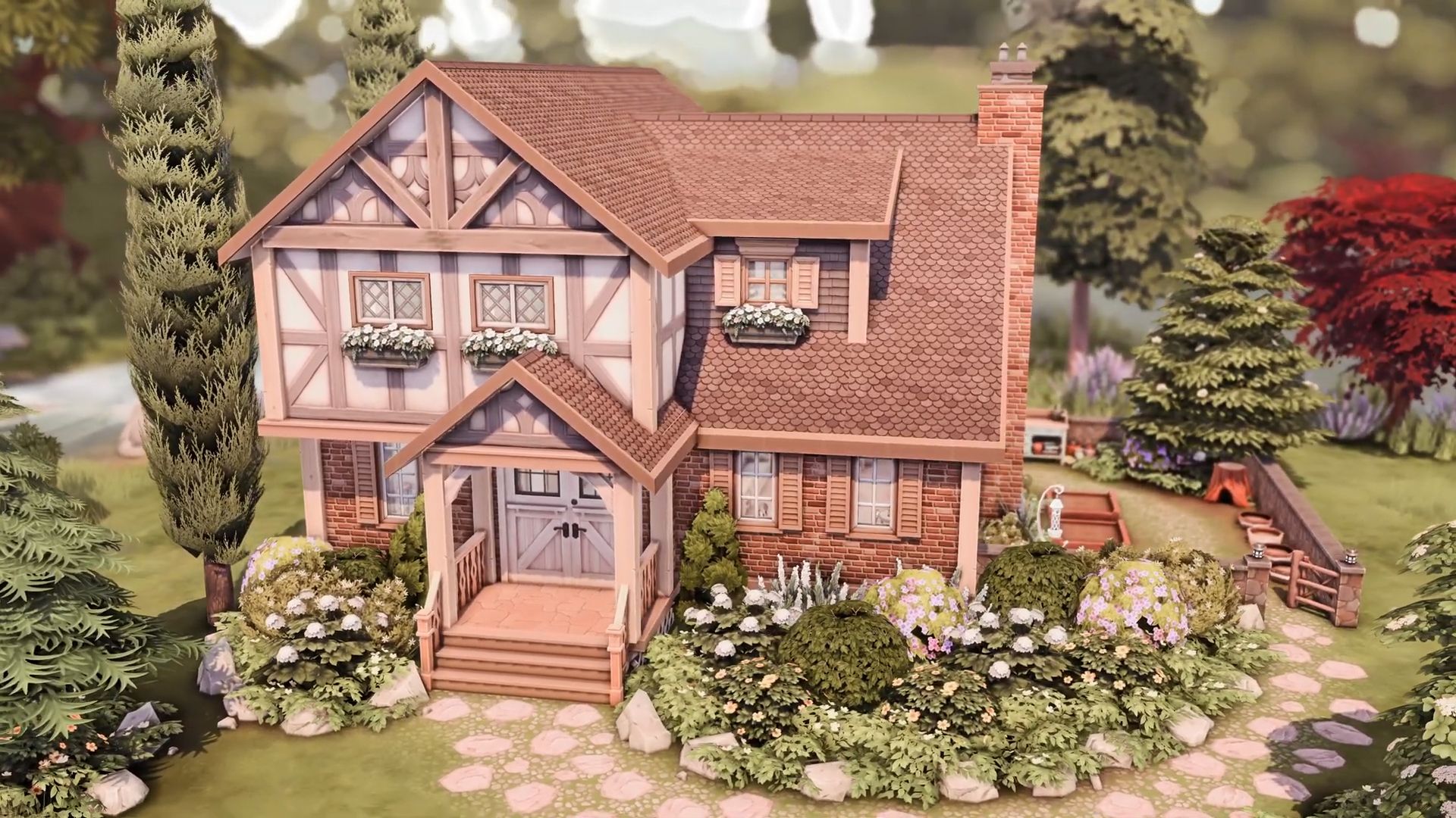 【伊月推荐】n0784 模拟人生4 nocc房子 温登堡 湖边小屋 20x20