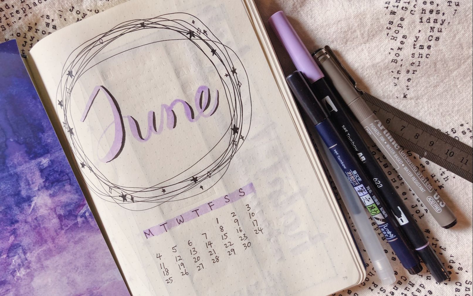 【手帐】六月手帐规划 june plan with me