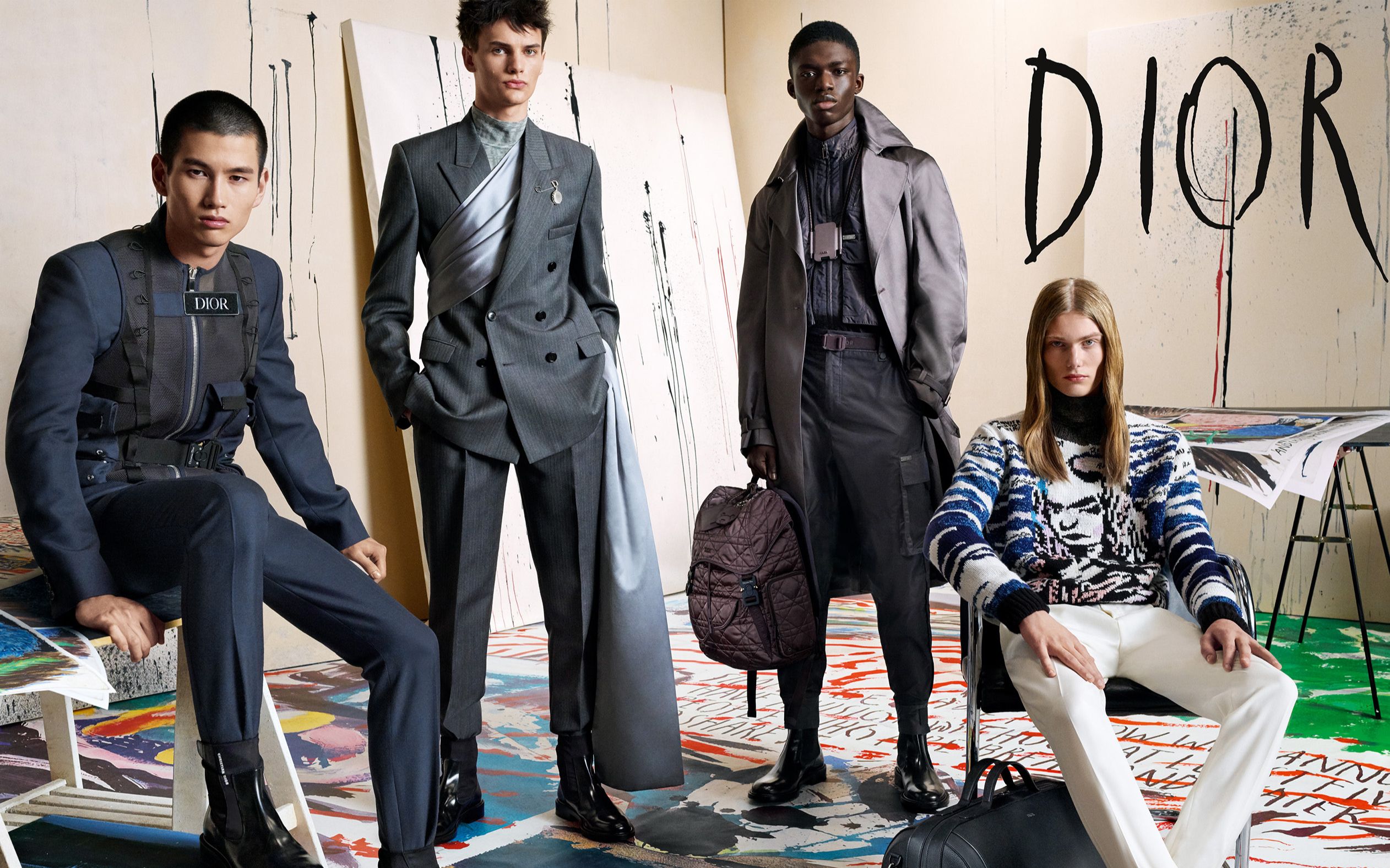 men 2019秋冬广告片迪奥dior 2019全新秋季时尚大片,男模也太酷了