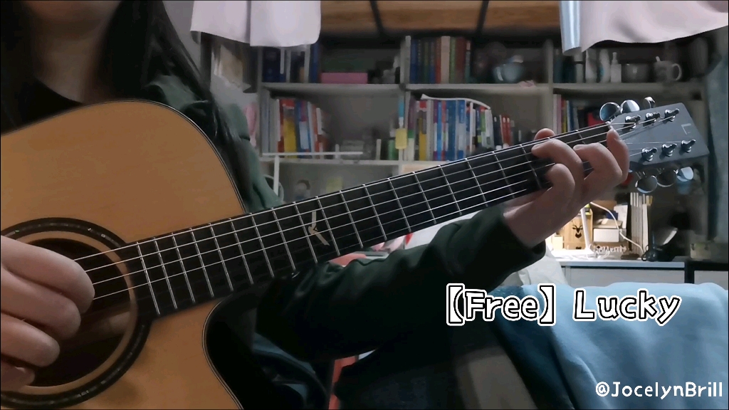 指弹吉他打板变色freelucky