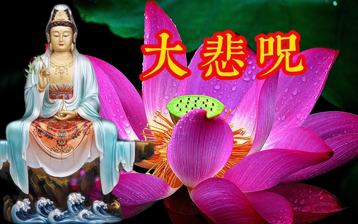 农历十月初八《大悲咒》,愿听者吉祥如意,发财行大运哔哩哔哩bilibili