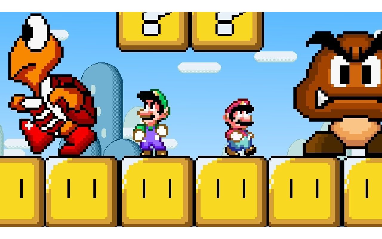 【同人动画】《超级马里奥世界》 - 巨大关卡