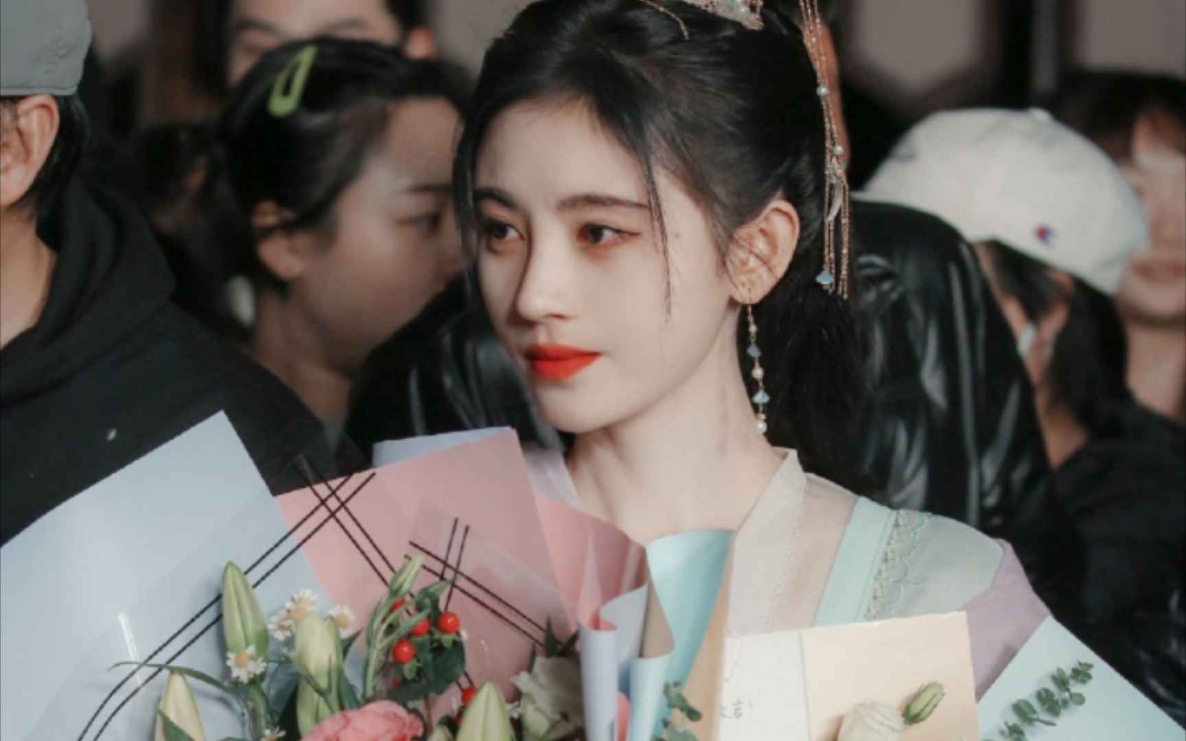 鞠婧祎花戎剧组日常vlog合集