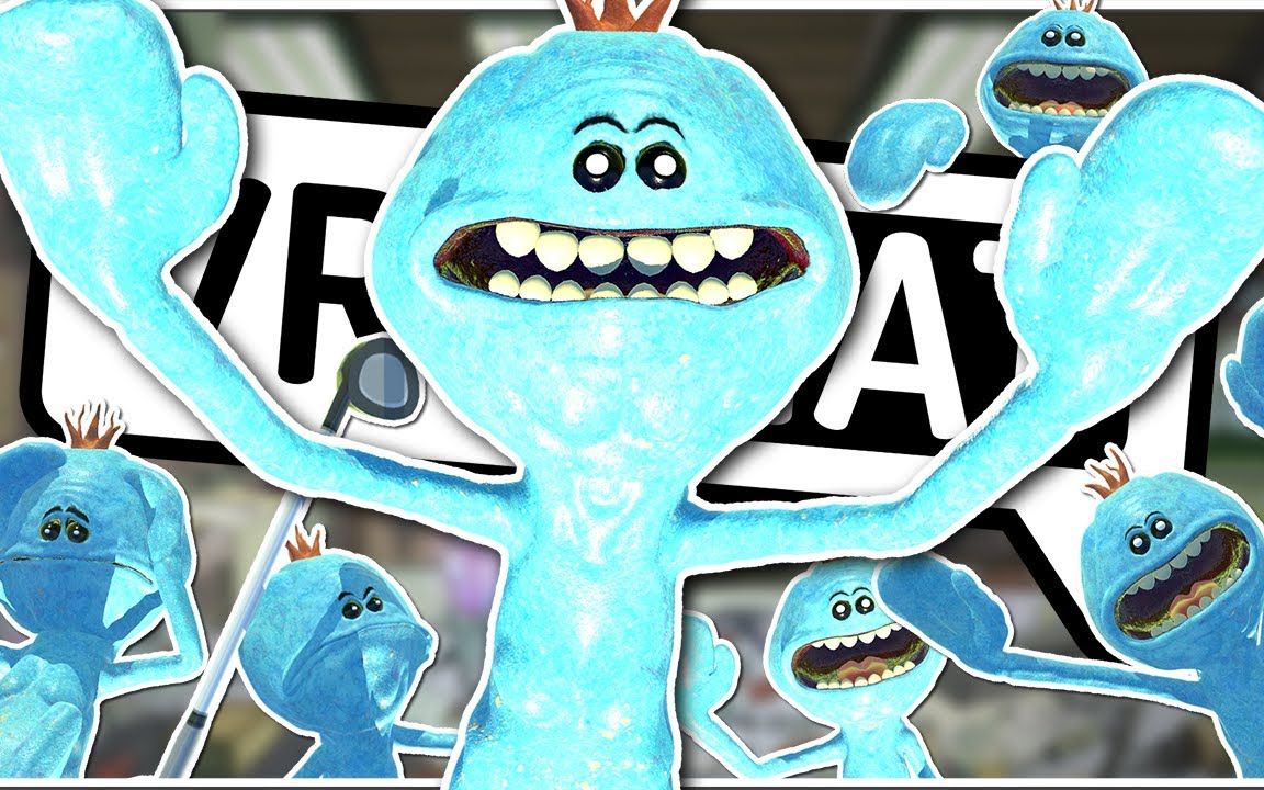 [cyberchimp] cursed mr meeseeks in vrchat _ vrchat (搞笑时刻)