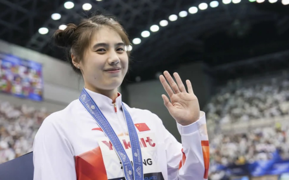 【张雨霏】50蝶半决赛赛后采访