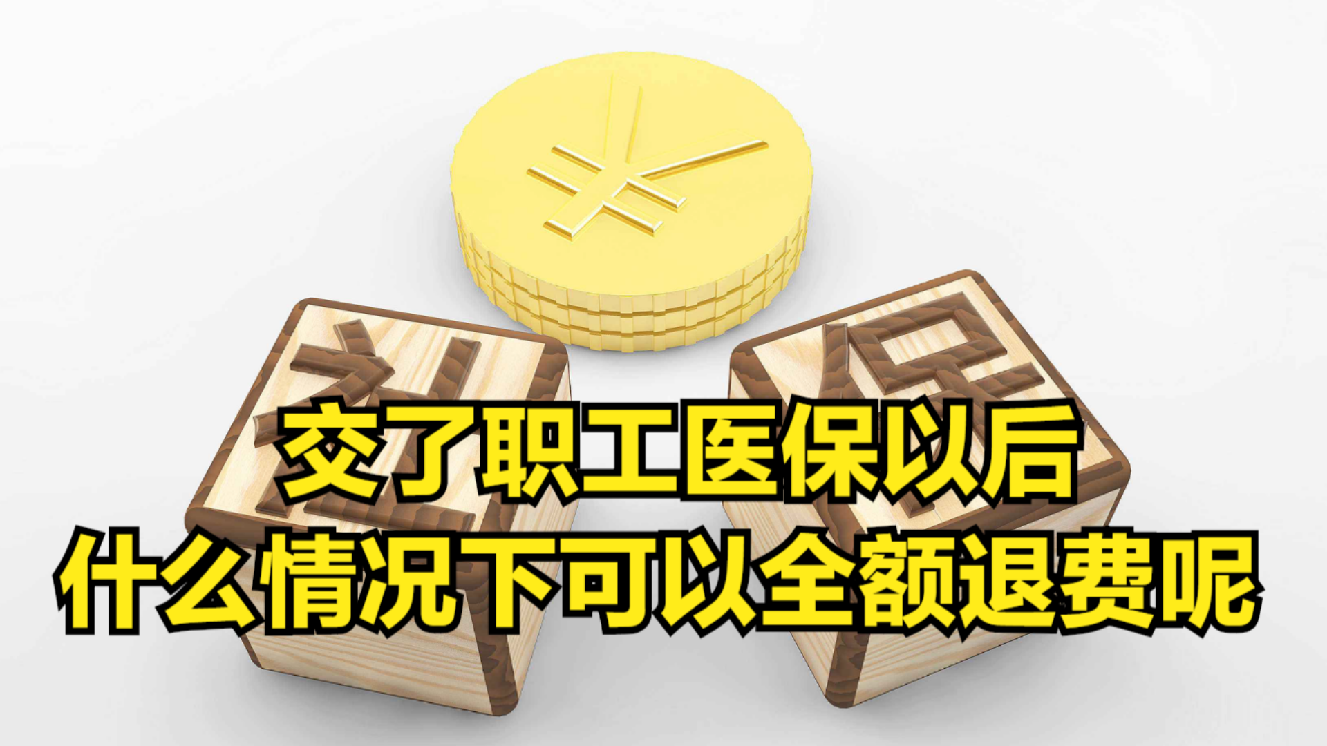 交了职工医保以后,什么情况下可以全额退费呢?你了解过吗?哔哩哔哩bilibili