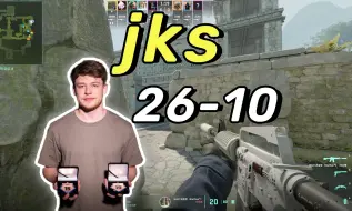 Скачать видео: 【JKS Pov】CS2 第一视角丨天梯连胜！状态好！(26-10) 丨FACEIT天梯丨远古遗迹丨2024.1.4