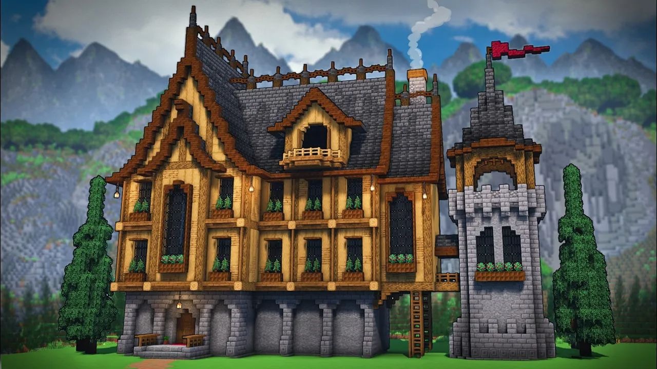 minecraft:如何建造一座大型中世纪房屋