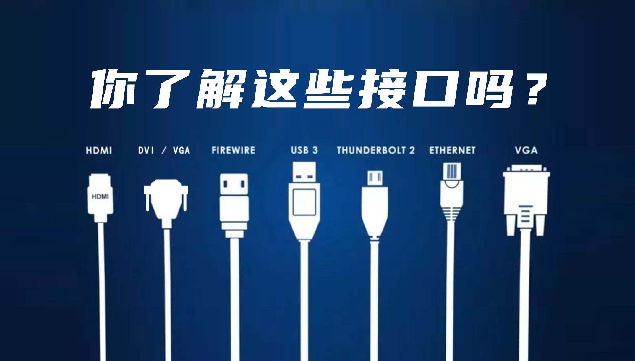 HDMI、Thunderbolt...这些接口你了解吗?哔哩哔哩bilibili