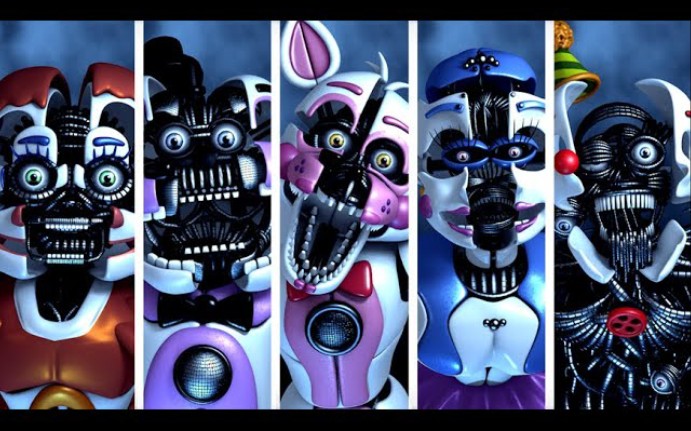 [图][SFM FNaF]姐妹地点玩偶展示