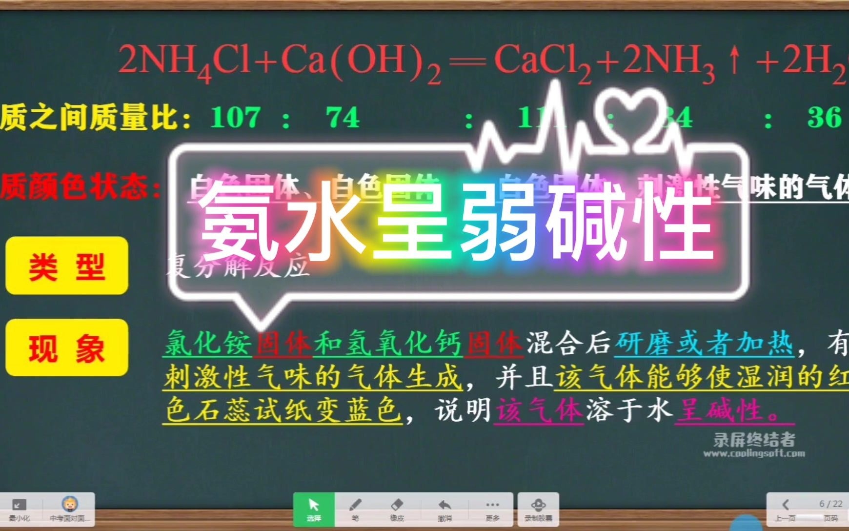 41第四十一节,氯化铵与氢氧化钙反应哔哩哔哩bilibili