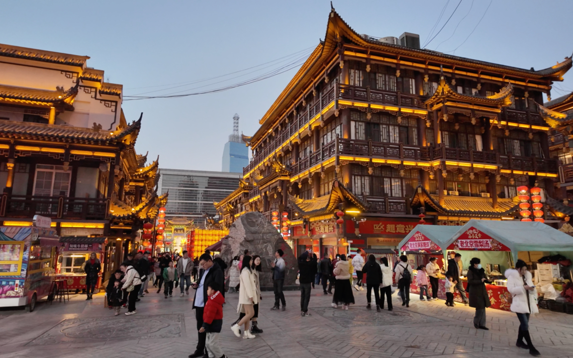 大年初三游济南大观园,还算还有点年味