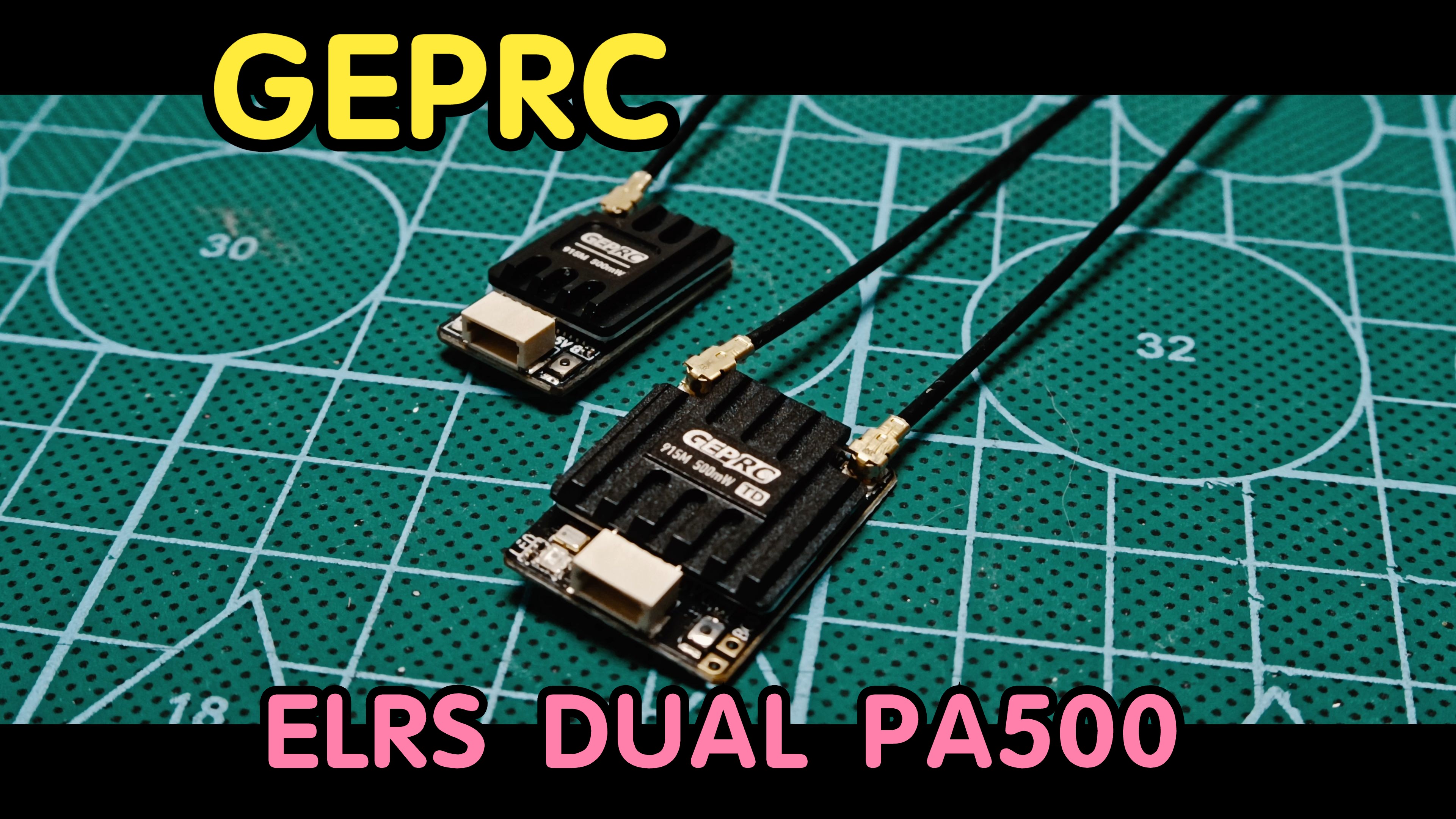 GEPRC ELRS DUAL PA500|烤机模式36分全功率测试哔哩哔哩bilibili