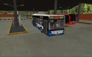 新车！驾驶奔驰铰接行驶在自创环线【BRT71】［PBSU公交模拟］