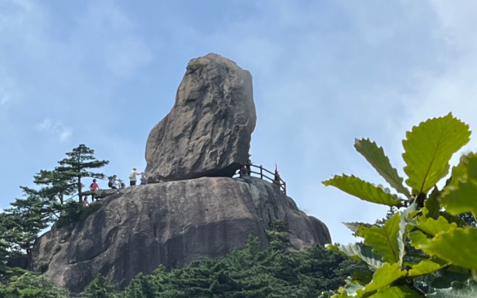 寻迹红楼梦片头取景地:安徽黄山飞来石哔哩哔哩bilibili