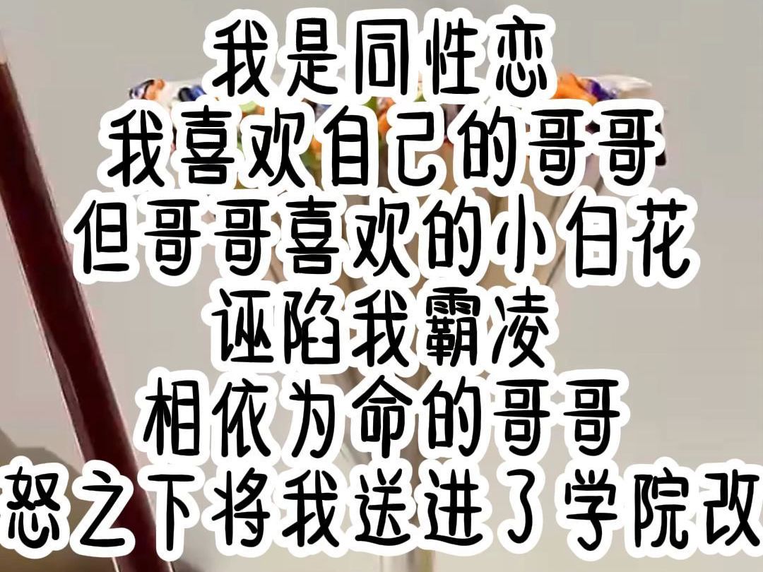 我是同性恋,我喜欢自己的哥哥,但哥哥喜欢的小白花诬陷我霸凌,相依为命的哥哥一怒之下将我送进了学院改造哔哩哔哩bilibili