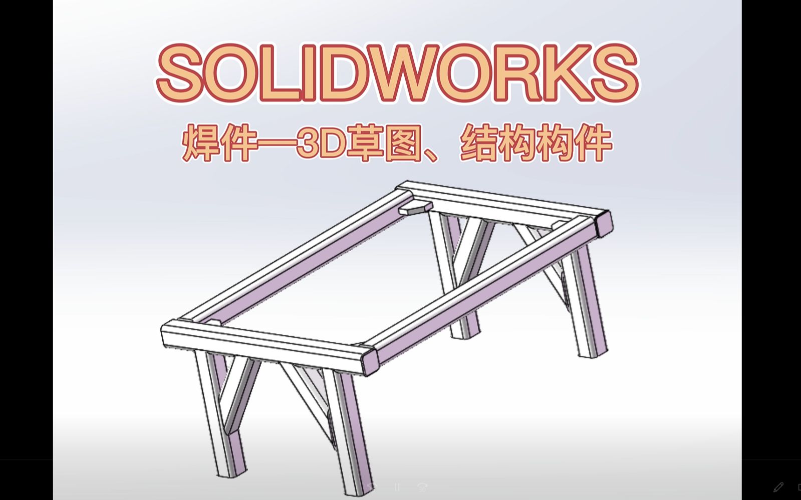 教您速度学会SOLIDWORKS 焊件3D草图、结构构件哔哩哔哩bilibili