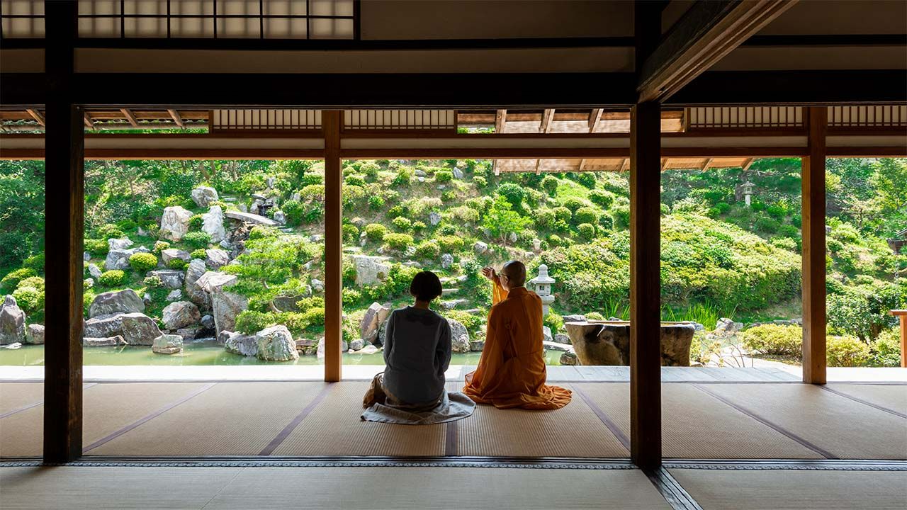 入住战国时代幸存的京都佛教寺庙 | 真言宗智山派総本山智积院哔哩哔哩bilibili