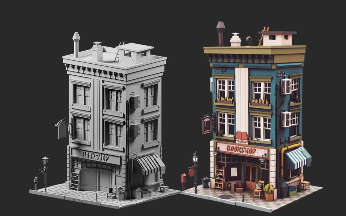 3dmax场景建模教程:这才是你们需要学的房子模型,原图分析/思路制作